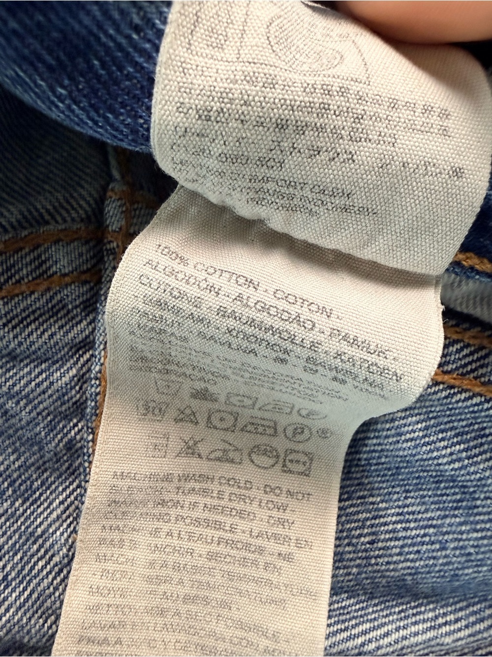 Levi’s 501 Plant-Based Straight Leg Jeans Button Fly Raw Hem Women’s W30 L29 - Picture 10 of 10